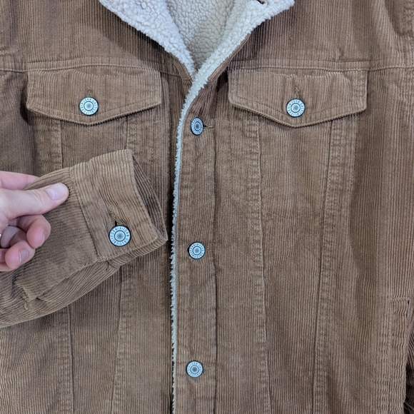 John Galt Corduroy Teddy Coat - Picture 2 of 7